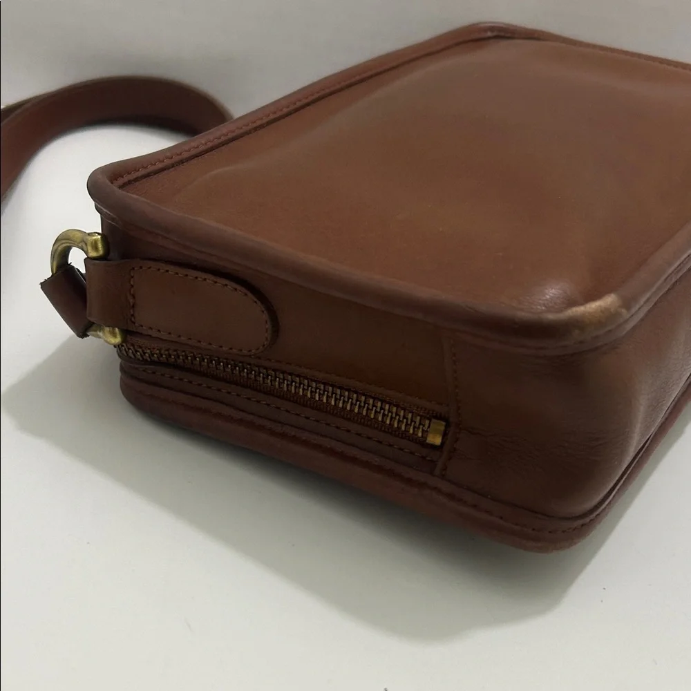 Coach Brown Leather Crossbody Bag